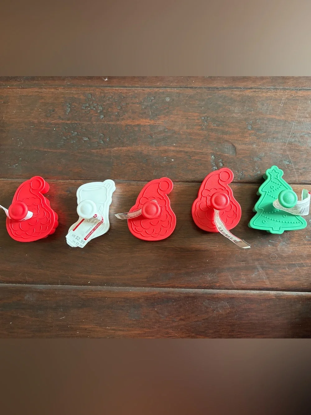 Celebrate It Christmas Cookie Stamp Set in Red, White & Green